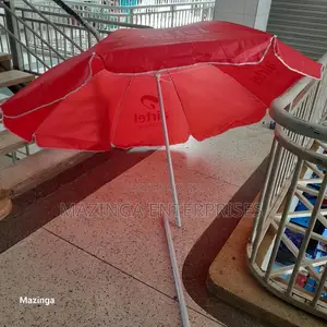 2meters Diameter Big Size Airtel Mobile Money Umbrella
