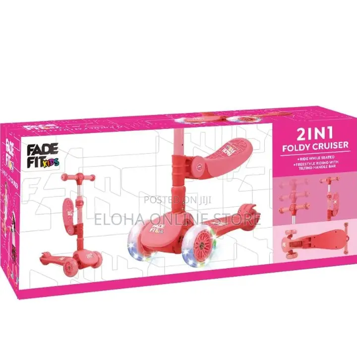 2 in 1 Three Wheel Scooter for Kids