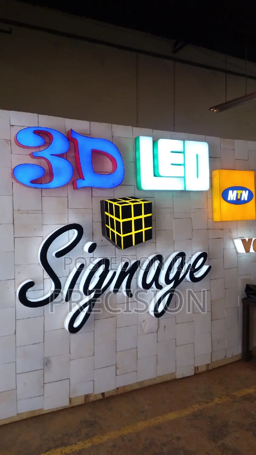 3D 2D Acrylic Signage
