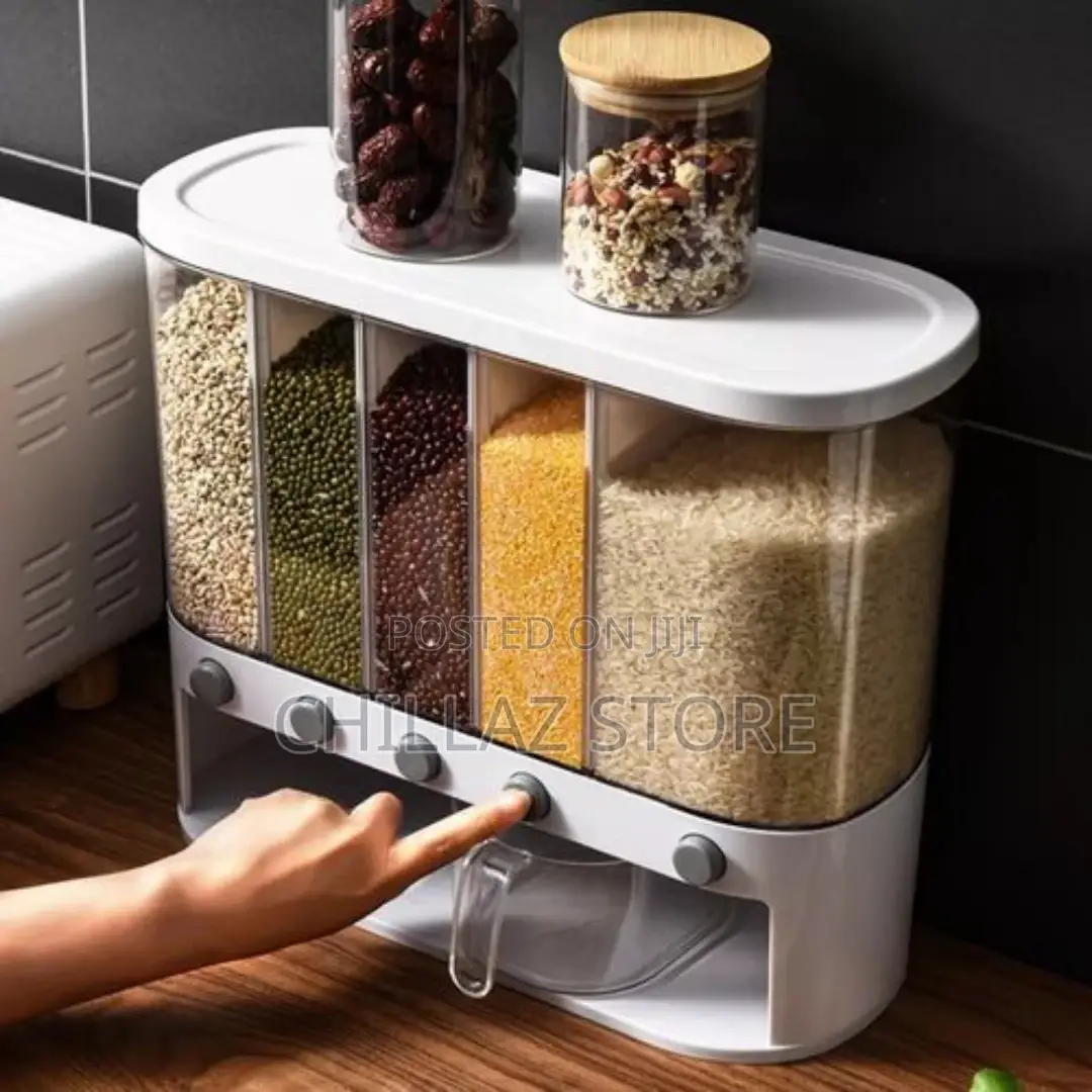 Storage Container 12L Food Dispenser Rice Bucket-