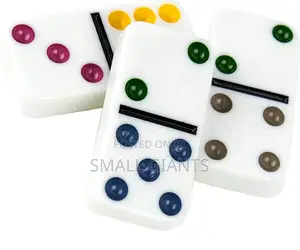 28 PCS Double 6 Color Dot Dominoes