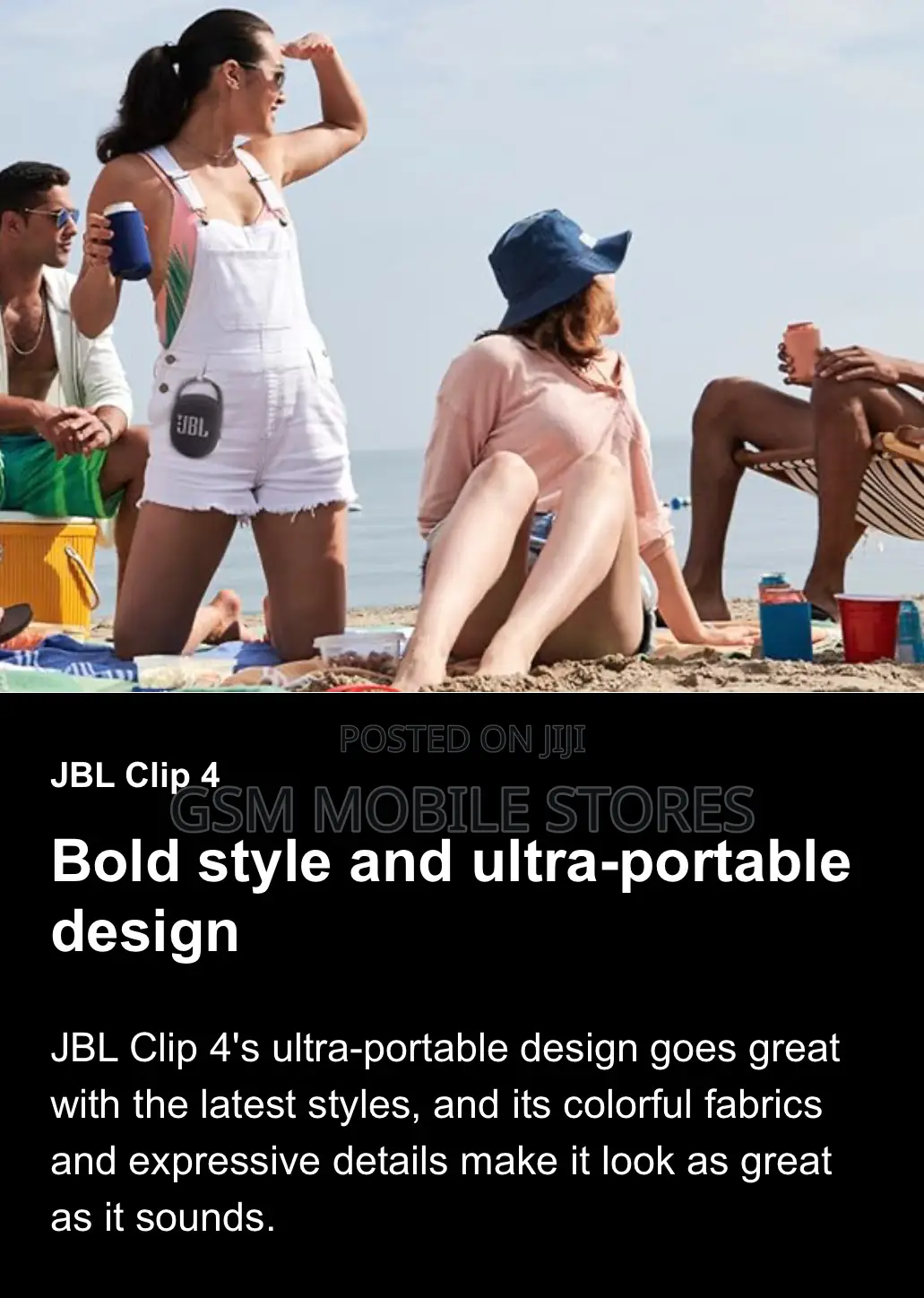 JBL Clip 4 Portable Bluetooth Speaker Built-in Battery