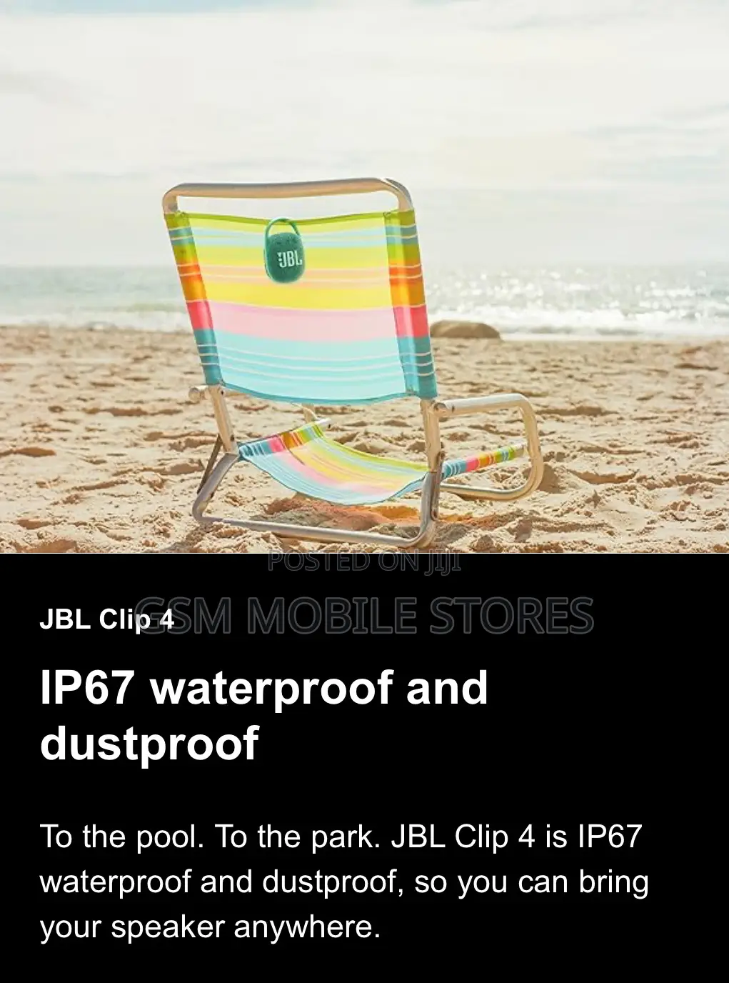 JBL Clip 4 Portable Bluetooth Speaker Built-in Battery