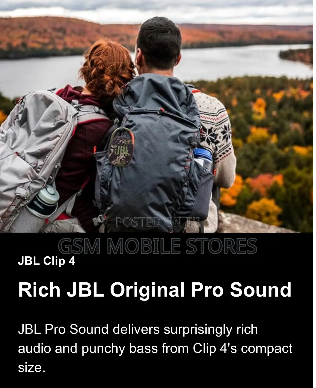 JBL Clip 4 Portable Bluetooth Speaker Built-in Battery