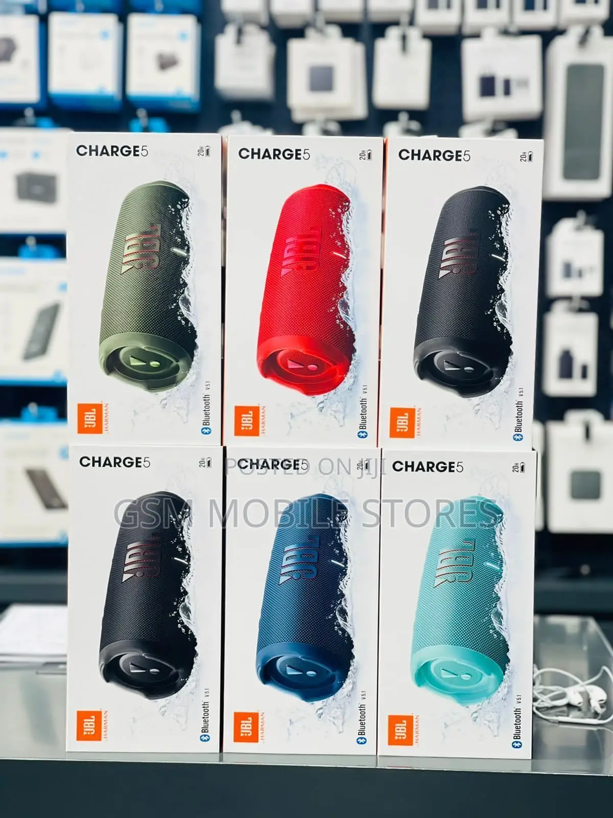 JBL Charge 5 Portable Bluetooth Speaker With IP67 Waterproof