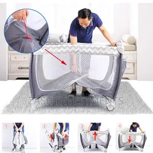 2 in 1 Foldable Travel Baby Bed