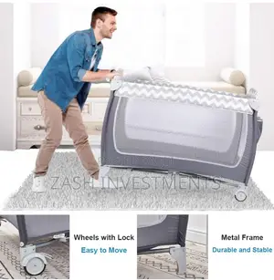 2 in 1 Foldable Travel Baby Bed