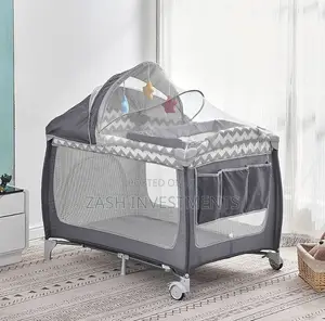 Photo - 2 in 1 Foldable Travel Baby Bed