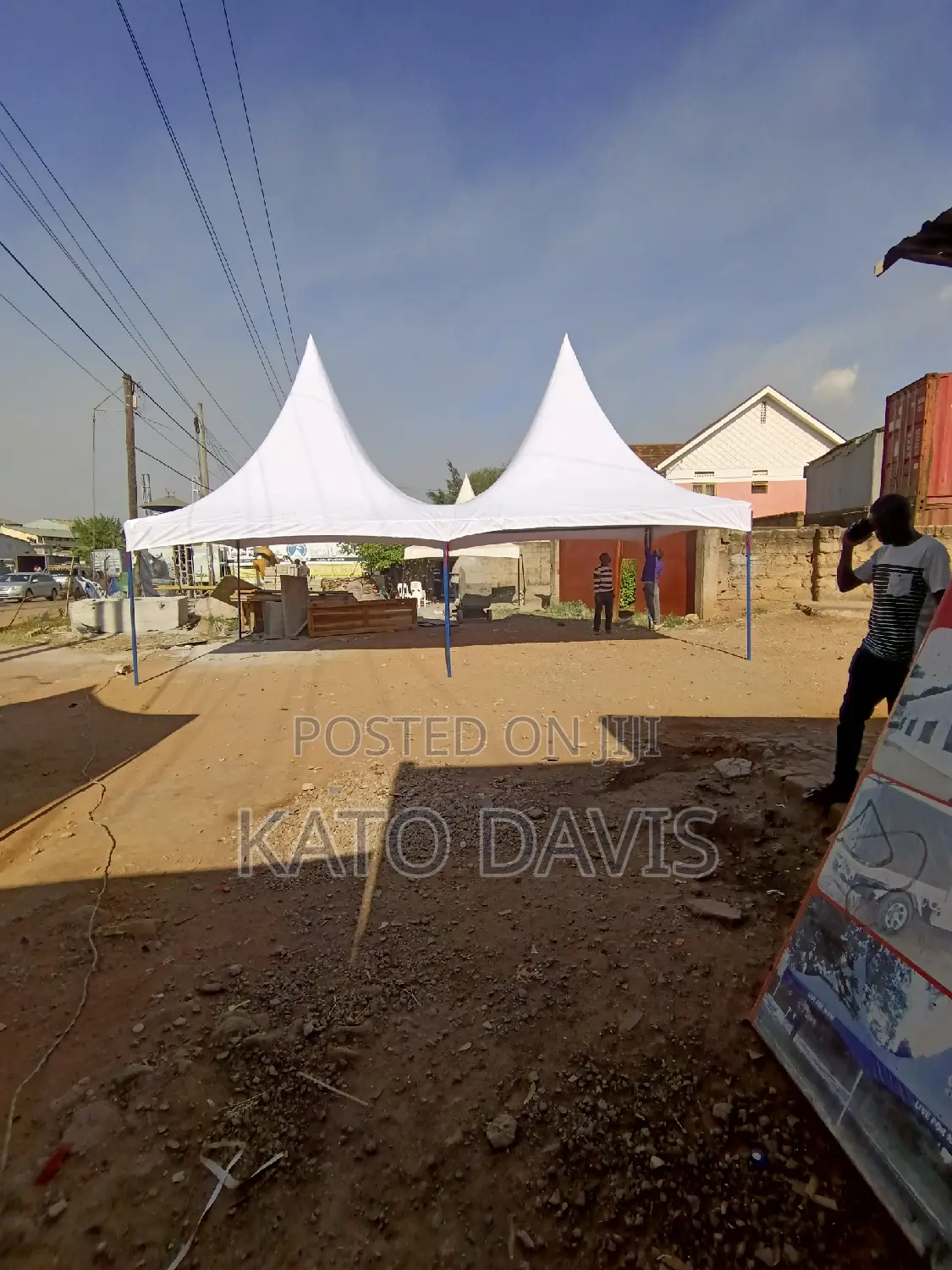 100 Seater Canopy White