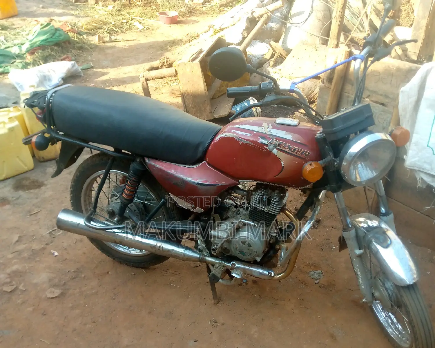 Bajaj Boxer 100 2016 Red