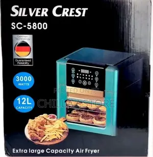 Silver Crest 12L Air Fryer Oven Toaster Dehydrator Grill