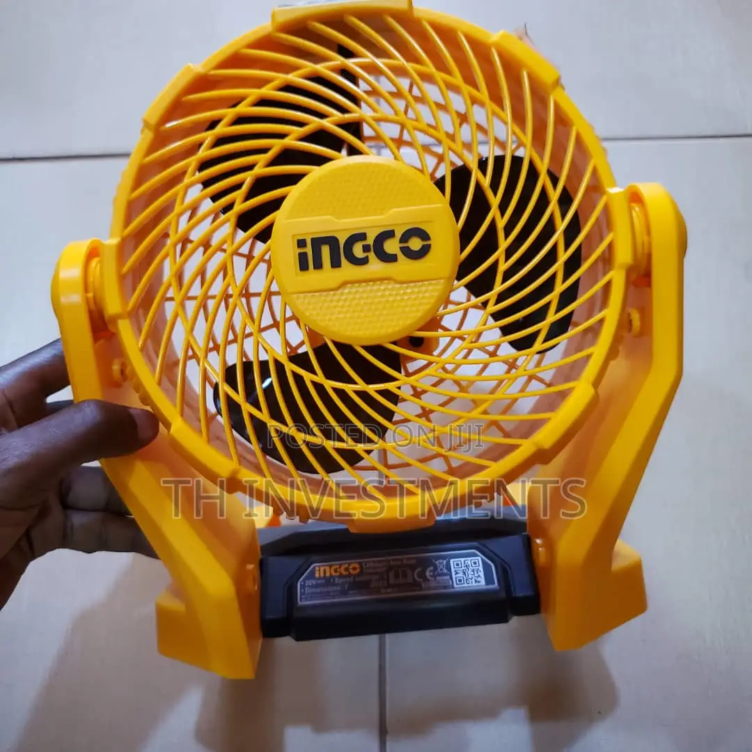 Ingco Lithium Ion Rechargeable Fan.