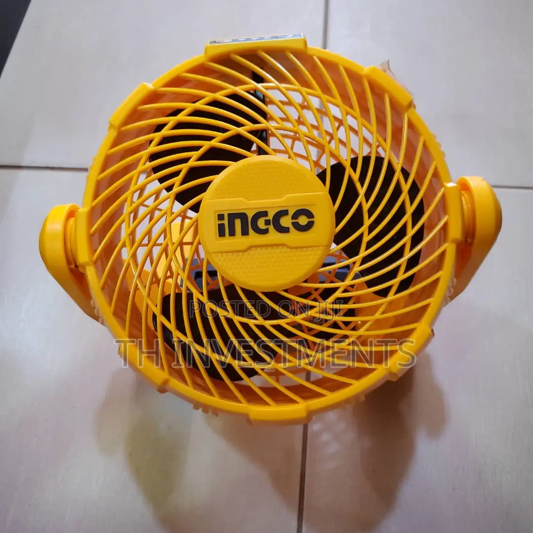 Ingco Lithium Ion Rechargeable Fan.