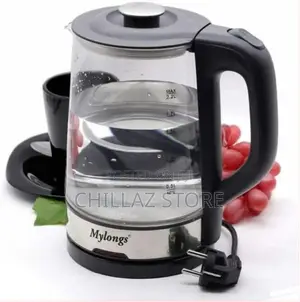 Mylong 2.2 Litre Glass Electric Milk Water Boiling Kettle-