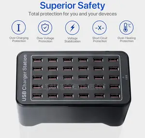 30 Ports Multi USB Charger Station