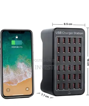 30 Ports Multi USB Charger Station