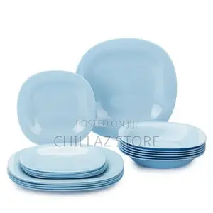 18 Pics Luminarc Plates, Side Plates and Bowls Dinner Set