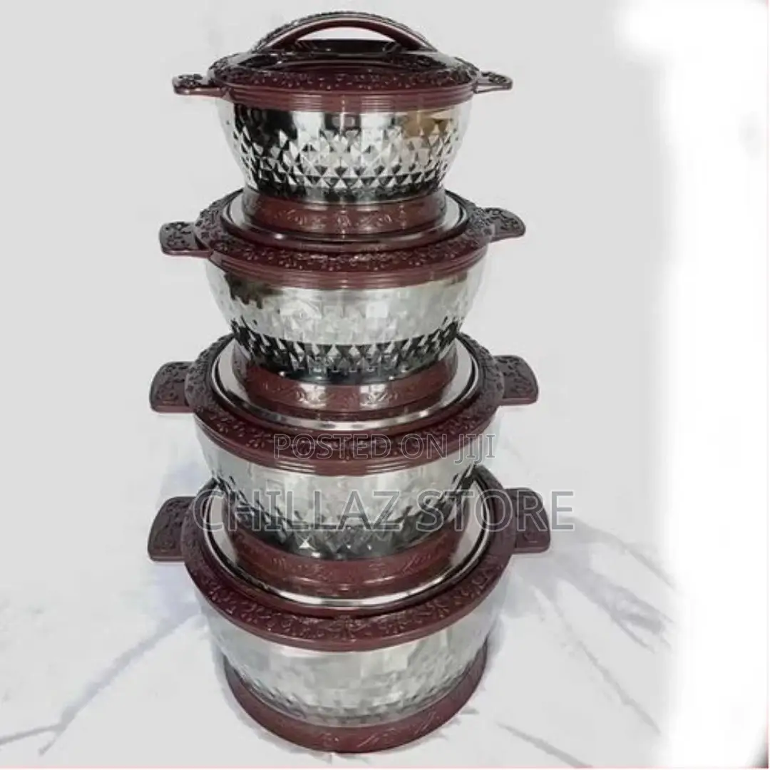 Lightbox 4 PCS Insulated Hot Pot Dishes Food Warmer