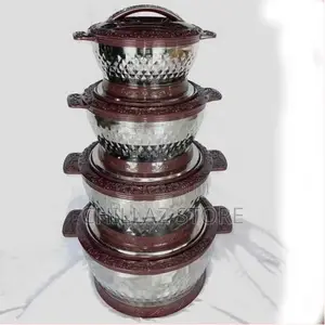Lightbox 4 PCS Insulated Hot Pot Dishes Food Warmer