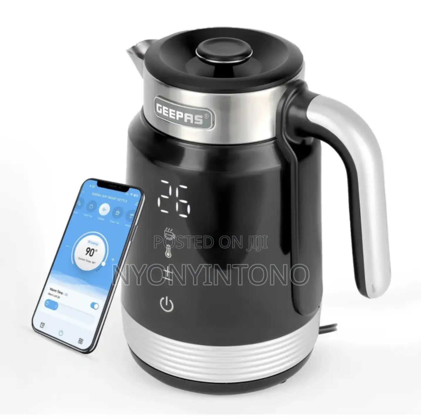 Geepas Smart Kettle Alexa Google Assistant Supported