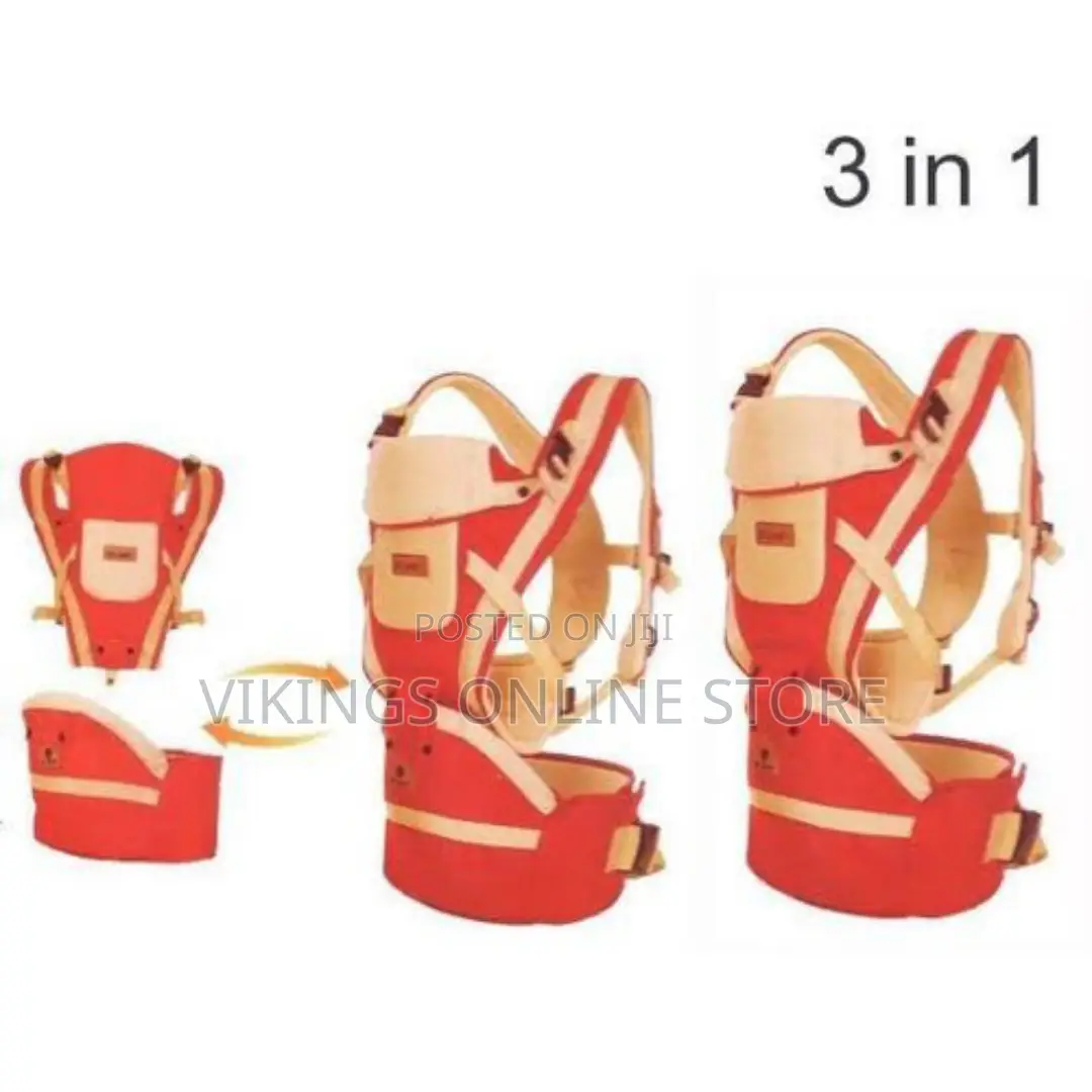 Willbaby 3 in 1 Hip Seat Baby Carrier - Red