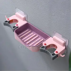 Mop Holder Brush Storage Rack Soap