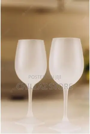 6 Pieces of Colored Juice Wine Frosted Glass With Ice Effect