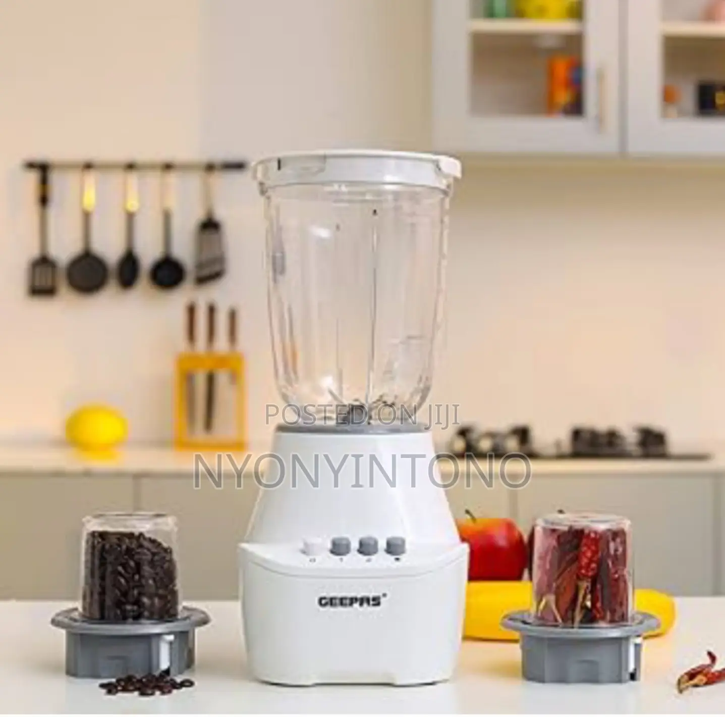Geepas 3 in 1 Powerful Blender With 2years Waranty