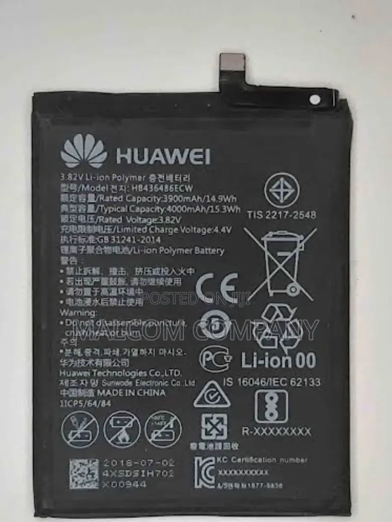 Huawei P20, Lite, Pro Original New Battery Replacement
