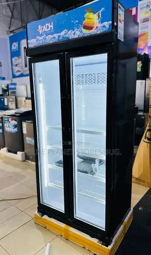 ADH 625L Side by Side Door Display Chillers/Fridges \\ BLACK