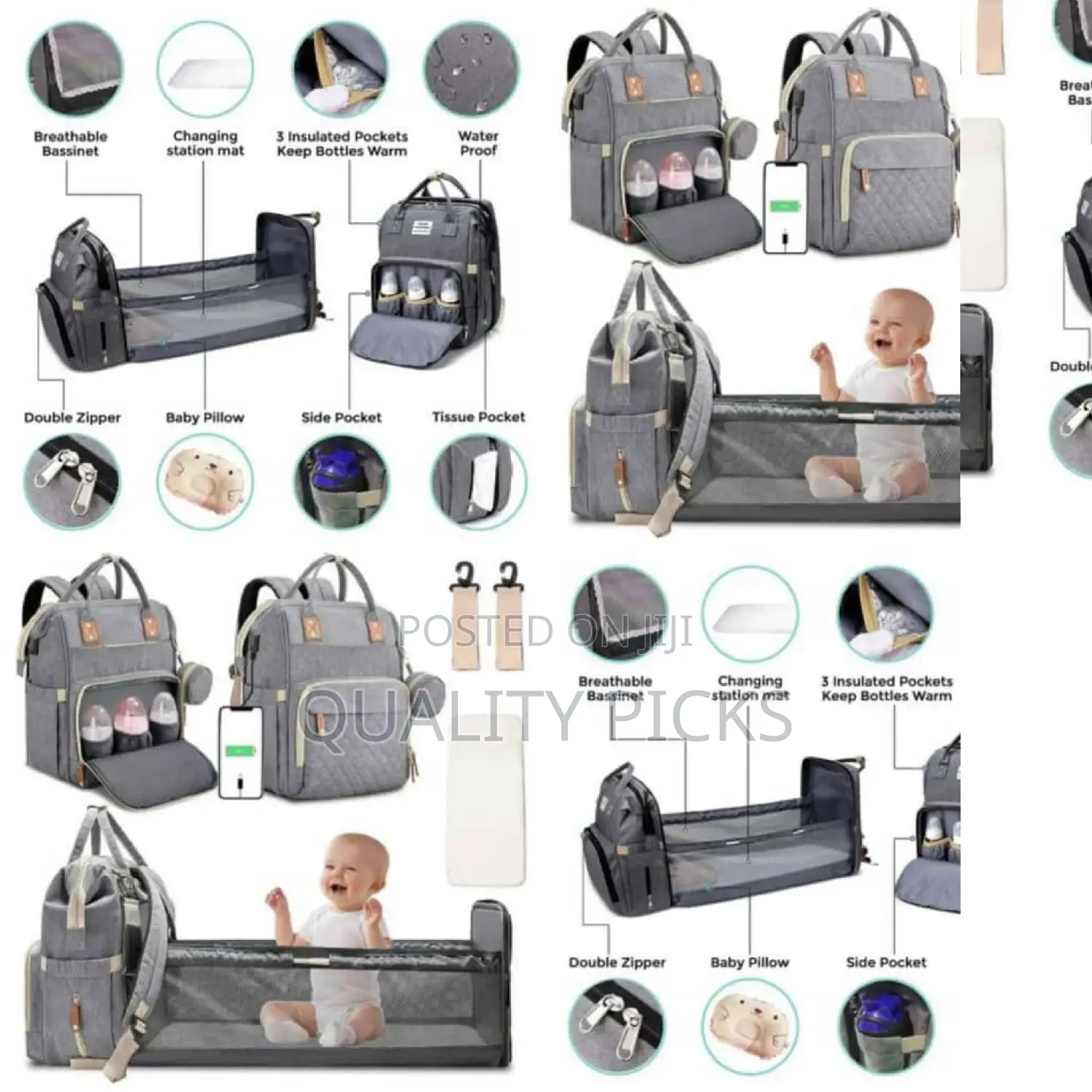Backpack Baby Diaper Bag Organizer