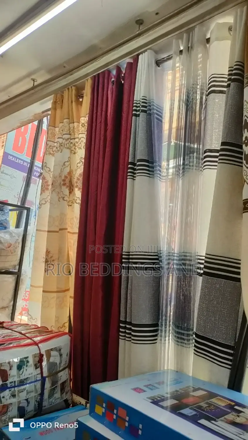 Curtain 3pcs Two Curtains and One Net