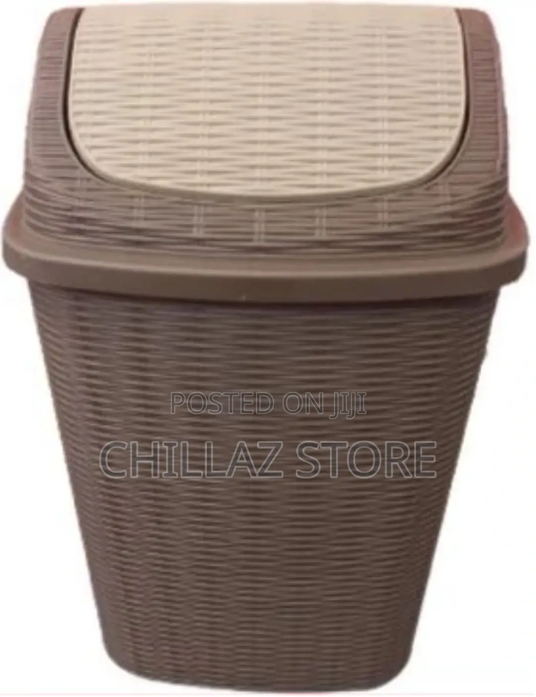 Nice Small in and Out Waste Bin With Its Cover