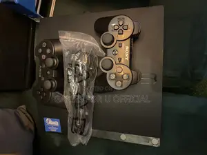 Play Station 3 With 2 Controllers and All Cables ; $$5