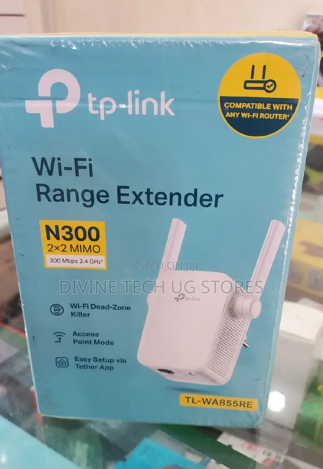 TP Link Wifi Range Extender -TL WA855RE N300