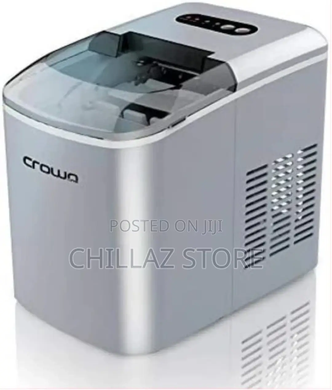 Lightbox Crown Instant Ice Cube Maker, Silver