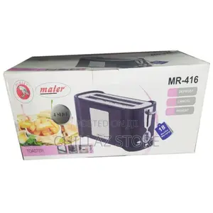 Maier 4 Slice Electric Bread Toaster -Black