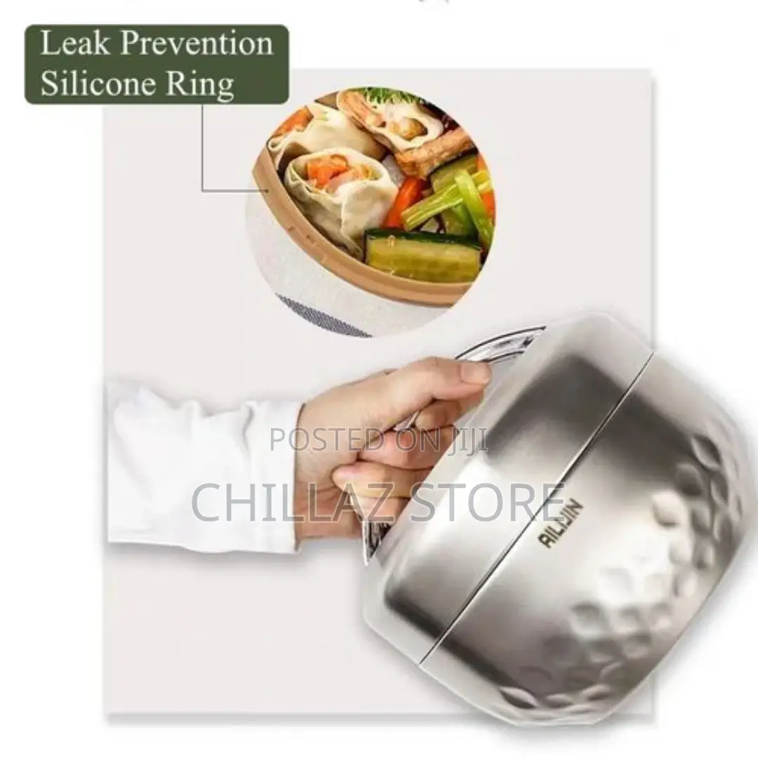 AILIJIN Vacuum Insulated Thermo Food Flask,Lunch Box, Warmer