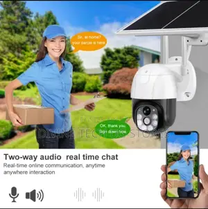 4g Solar-Powered Home Security Camera