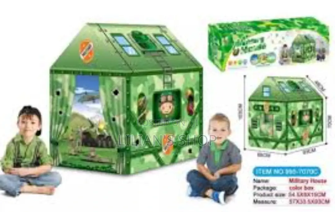 Kids Military Play House/ Tent