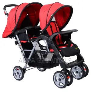 Foldable Twin Baby Double Stroller