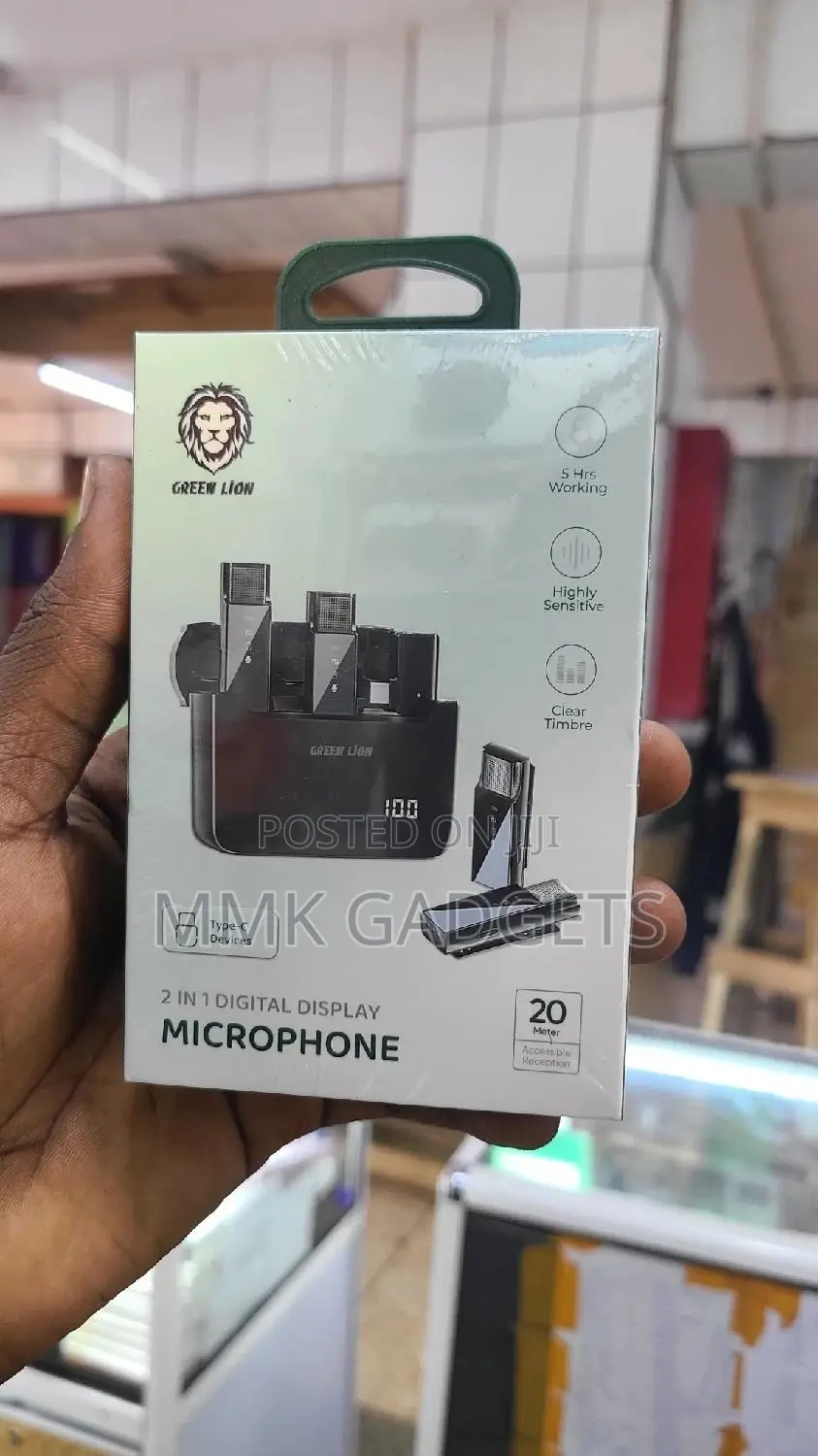 Green Lion 2 in 1 Microphone