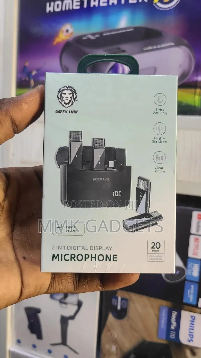 Green Lion 2 in 1 Microphone