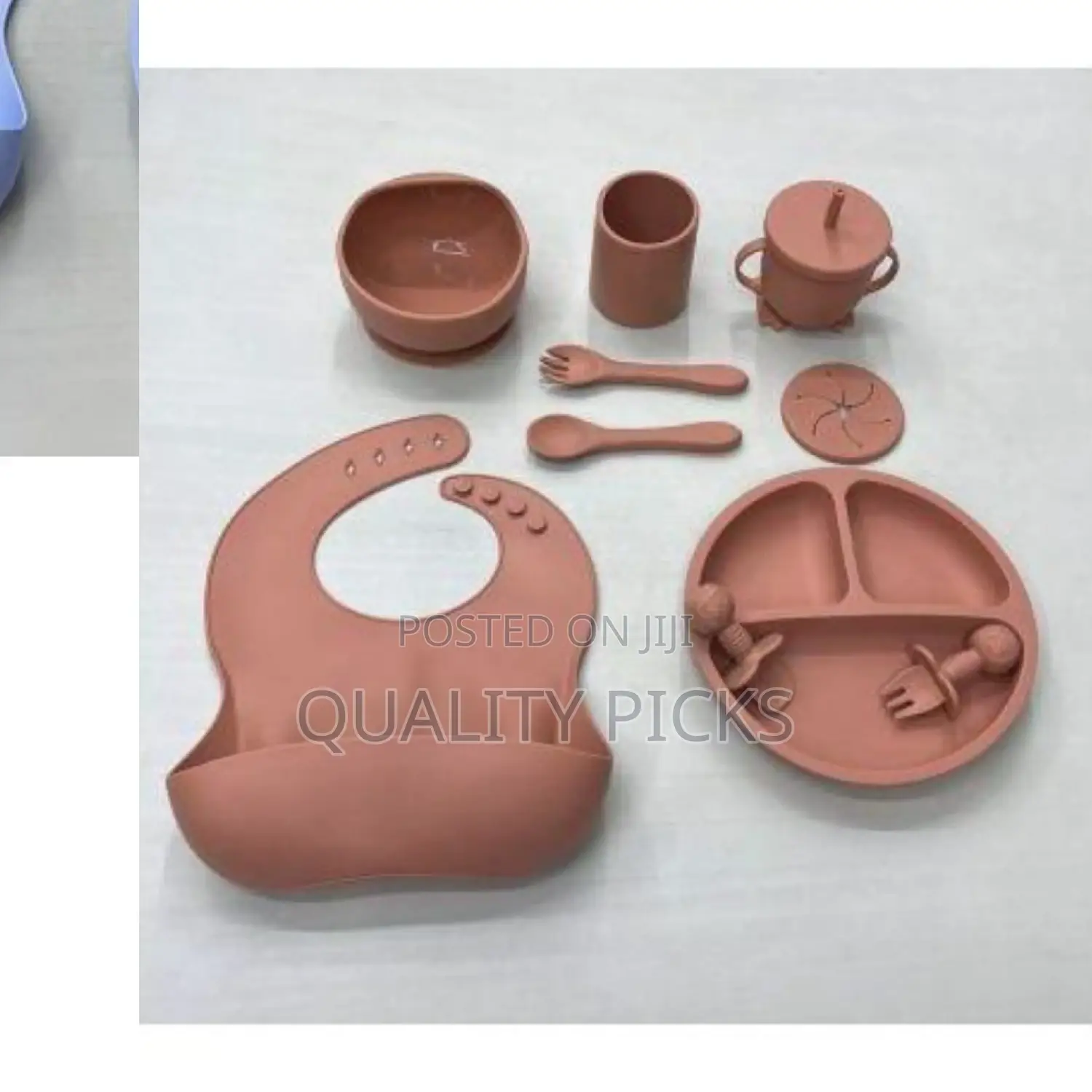Brand Baby Silicone Feeding Set