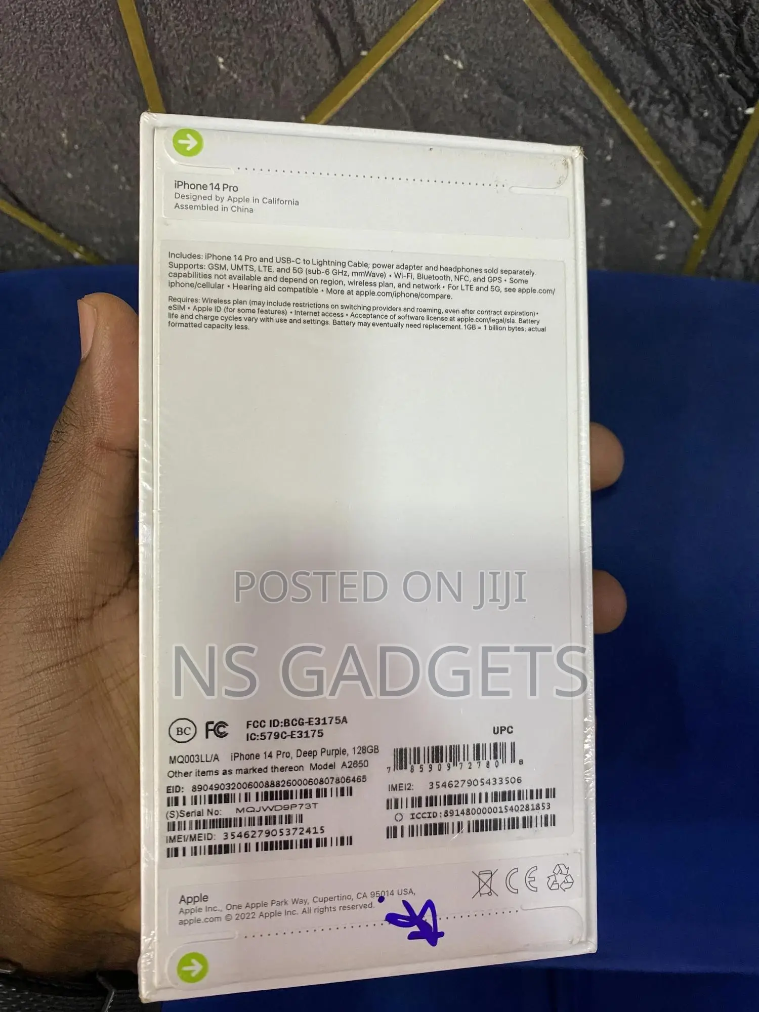 New Apple iPhone 14 Pro 128 GB Black