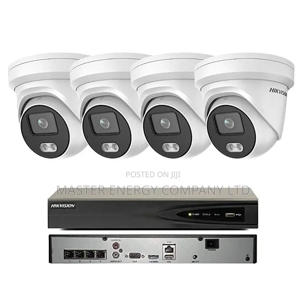4 CHANNEL 2mp IP Cameras Full Kit LL