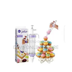 None Dessert Decorator Plus Cake Decorating/Icing Tool Set .
