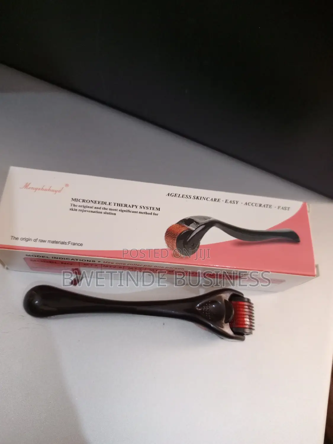Derma Roller 540 Needles – Beard, Hair Growth Skin Care Tool