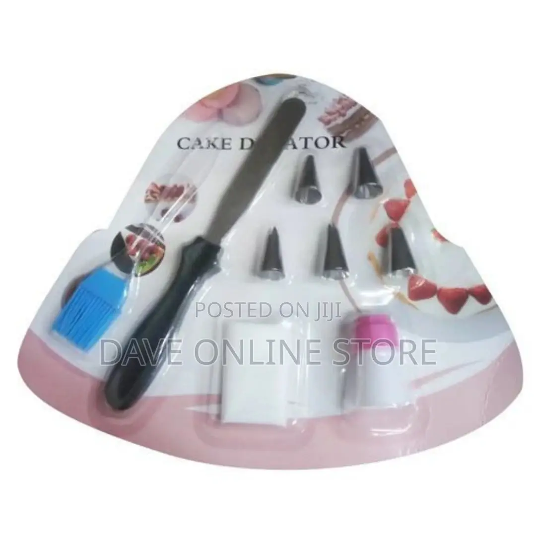 Useful 9 Pieces Cake Icing Decorating Tool Kit.