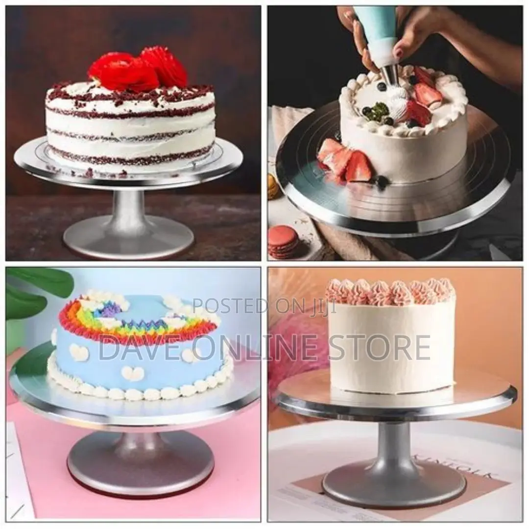 Bakeware Metallic Stand for Turning Cakes